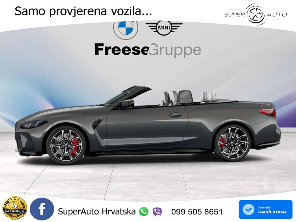BMW M4 Convertible Competition 3.0 (530 KS) xDrive Steptronic LED+GR SJED+ACC