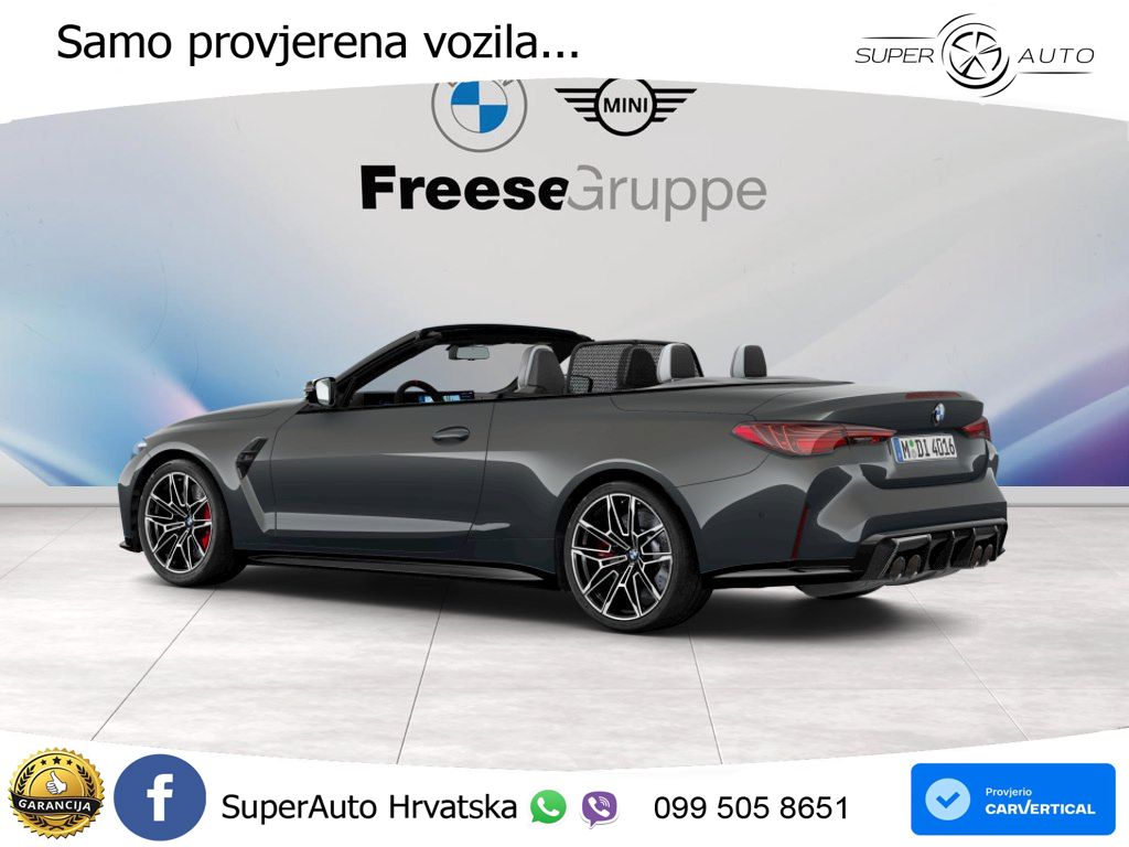 BMW M4 Convertible Competition 3.0 (530 KS) xDrive Steptronic LED+GR SJED+ACC