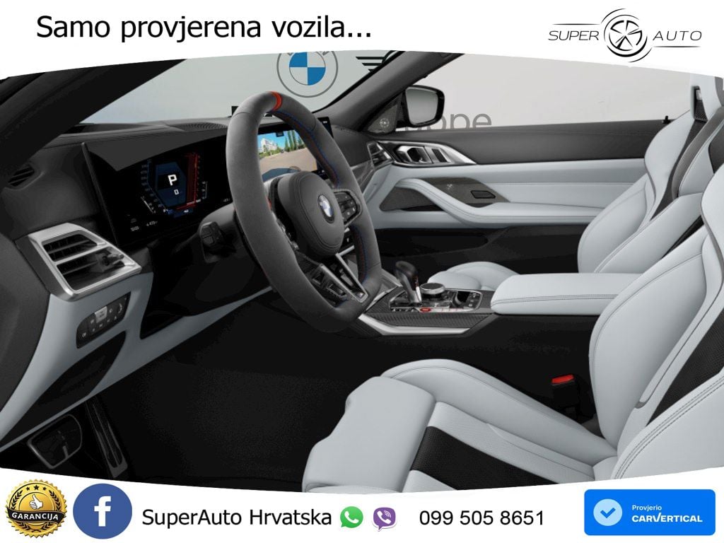 BMW M4 Convertible Competition 3.0 (530 KS) xDrive Steptronic LED+GR SJED+ACC