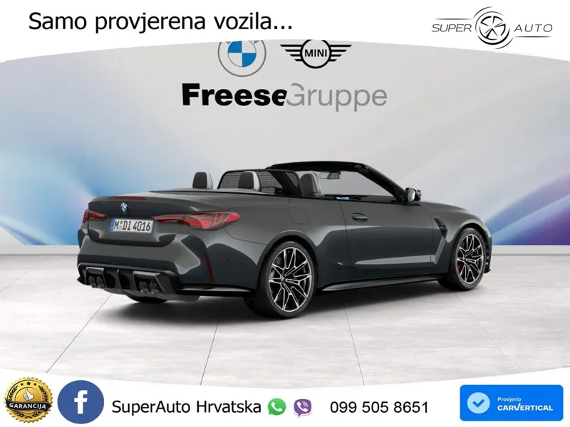 BMW M4 Convertible Competition 3.0 (530 KS) xDrive Steptronic LED+GR SJED+ACC