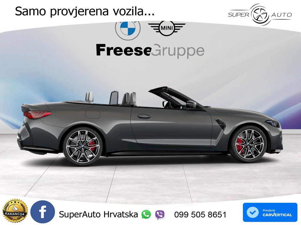 BMW M4 Convertible Competition 3.0 (530 KS) xDrive Steptronic LED+GR SJED+ACC