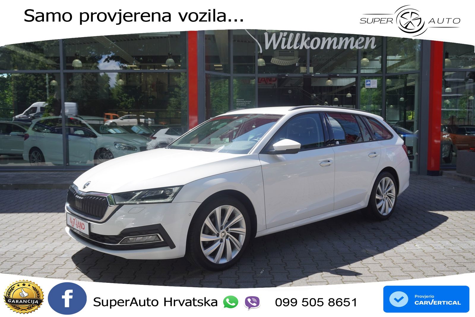 Škoda Octavia Combi 1.5 TSI (150 KS) LED+GR SJED+ACC