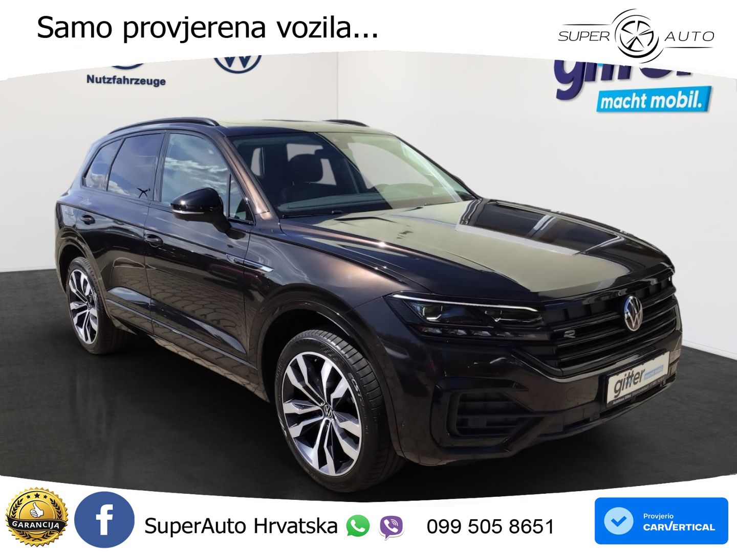 Volkswagen Touareg 3.0 V6 TDI (286 KS) 4MOTION Tiptronic ZRAČNI+ACC+GR SJED+KAM+PANO