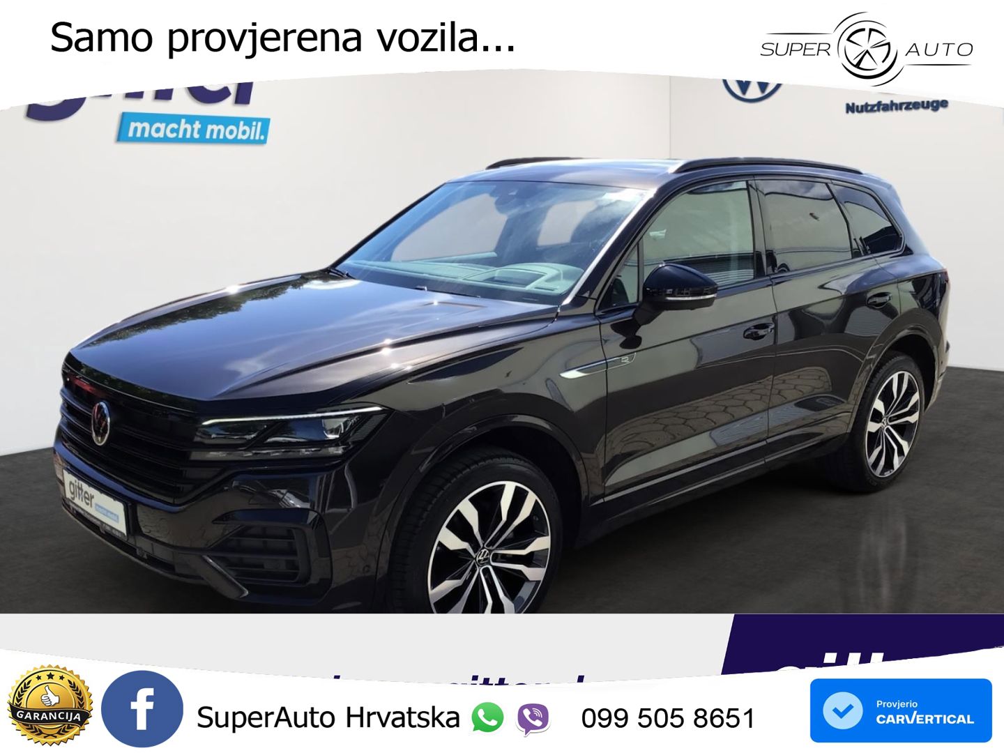 Volkswagen Touareg 3.0 V6 TDI (286 KS) 4MOTION Tiptronic ZRAČNI+ACC+GR SJED+KAM+PANO