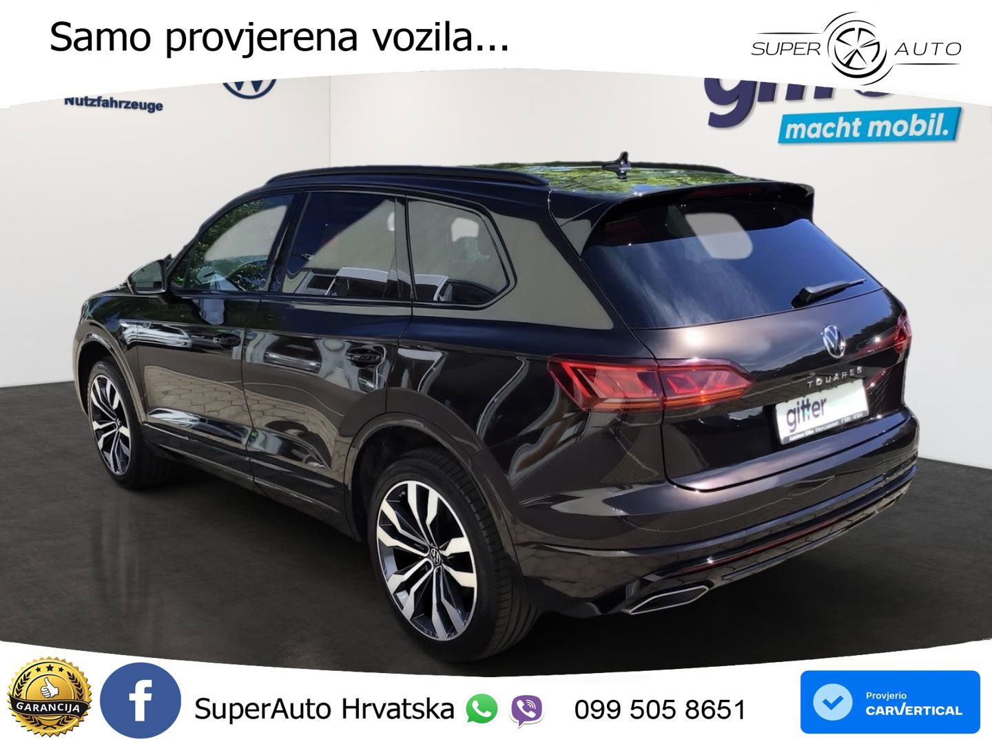 Volkswagen Touareg 3.0 V6 TDI (286 KS) 4MOTION Tiptronic ZRAČNI+ACC+GR SJED+KAM+PANO