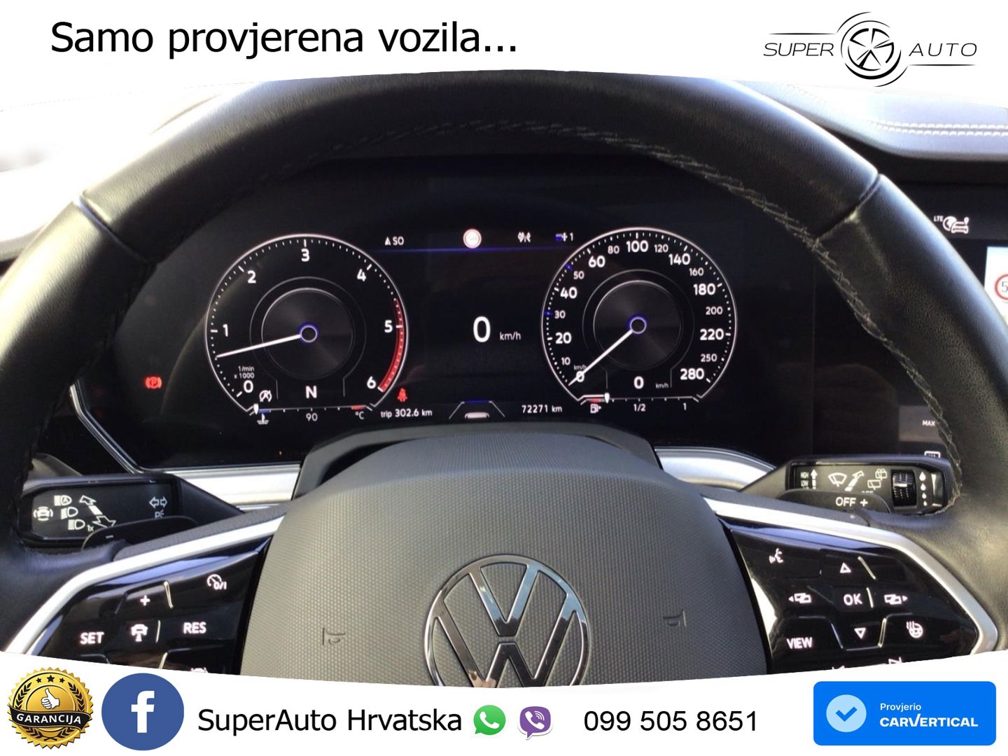 Volkswagen Touareg 3.0 V6 TDI (286 KS) 4MOTION Tiptronic ZRAČNI+ACC+GR SJED+KAM+PANO