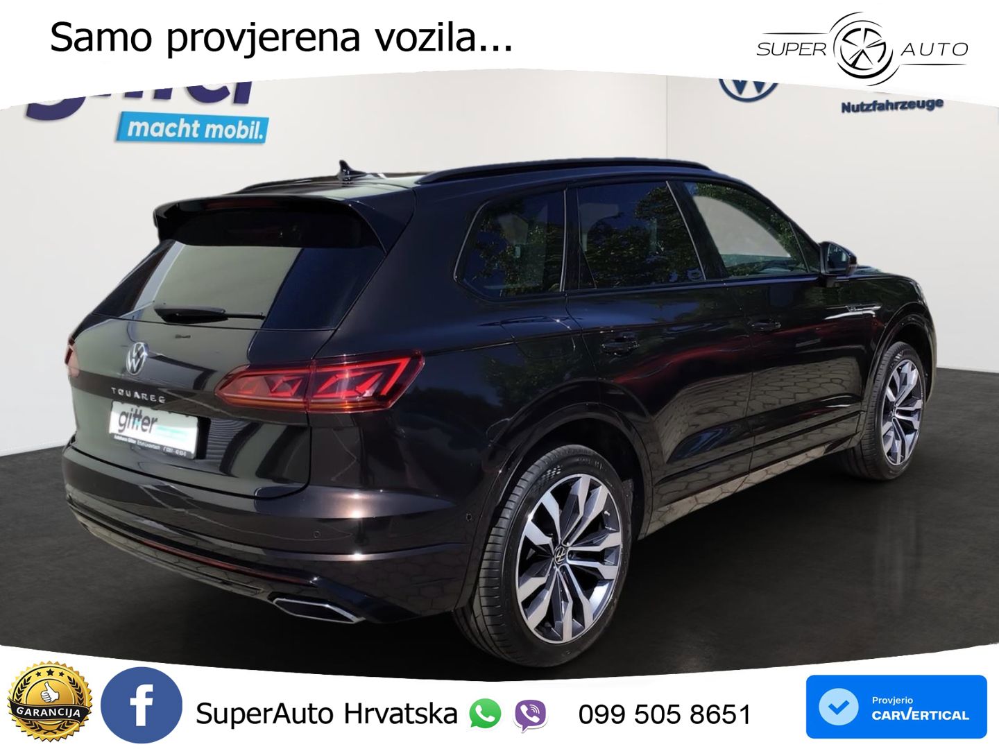 Volkswagen Touareg 3.0 V6 TDI (286 KS) 4MOTION Tiptronic ZRAČNI+ACC+GR SJED+KAM+PANO