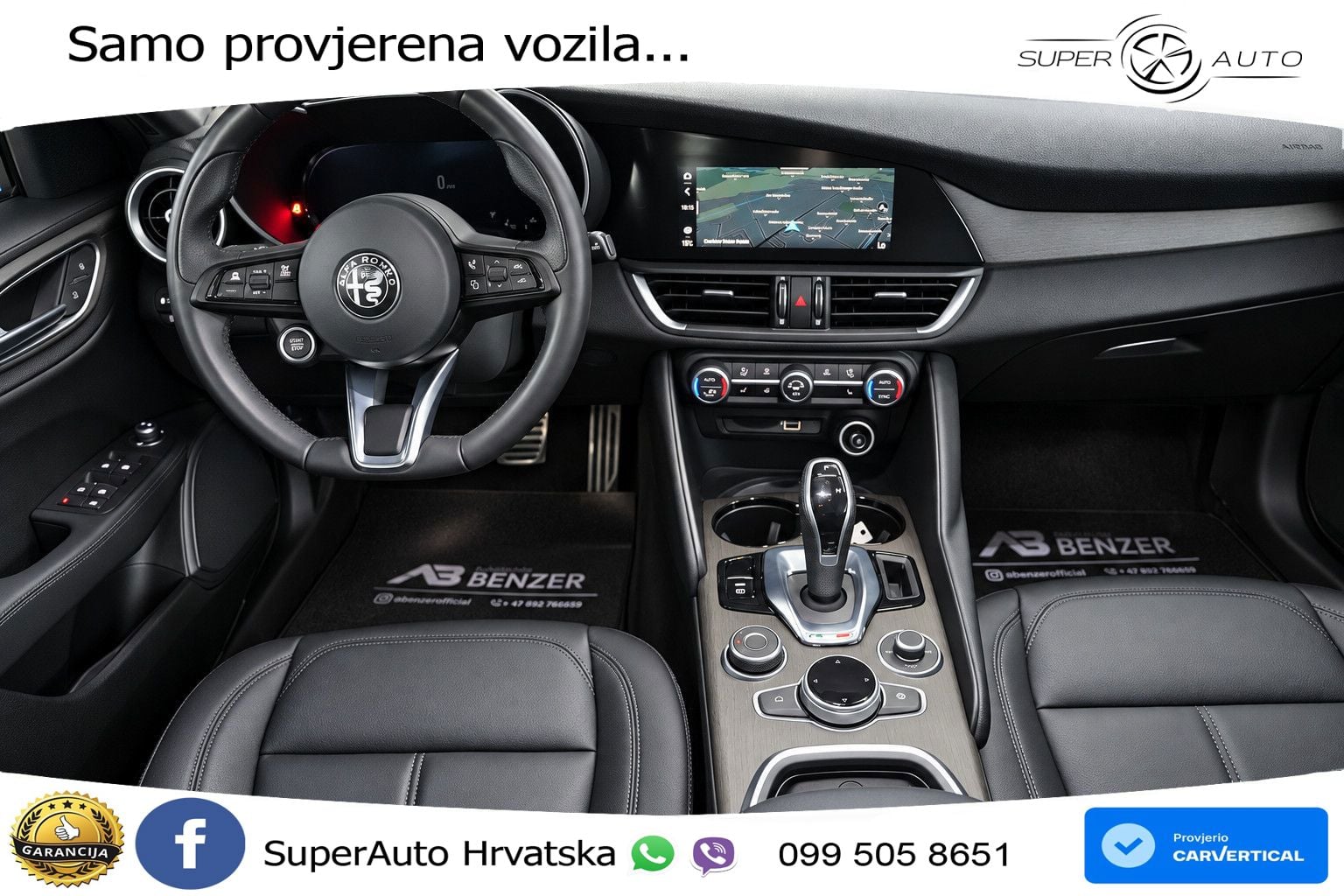 Alfa Romeo Giulia 2.0 Turbo (280 KS) Q4 Automatic MATRIX+GR SJED+KAM