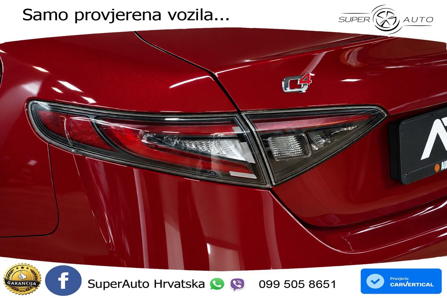 Alfa Romeo Giulia 2.0 Turbo (280 KS) Q4 Automatic MATRIX+GR SJED+KAM
