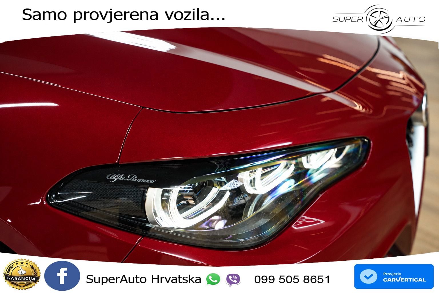 Alfa Romeo Giulia 2.0 Turbo (280 KS) Q4 Automatic MATRIX+GR SJED+KAM
