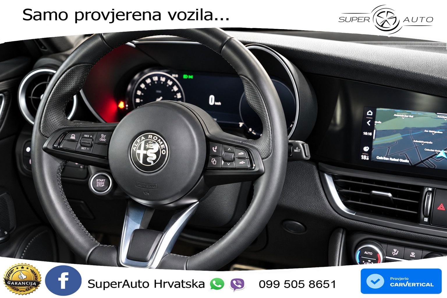 Alfa Romeo Giulia 2.0 Turbo (280 KS) Q4 Automatic MATRIX+GR SJED+KAM