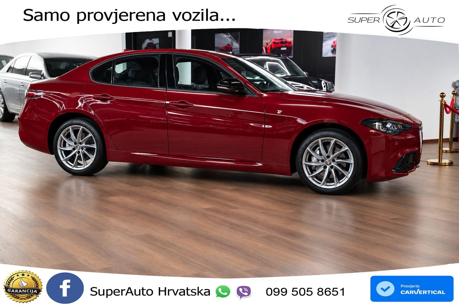 Alfa Romeo Giulia 2.0 Turbo (280 KS) Q4 Automatic MATRIX+GR SJED+KAM