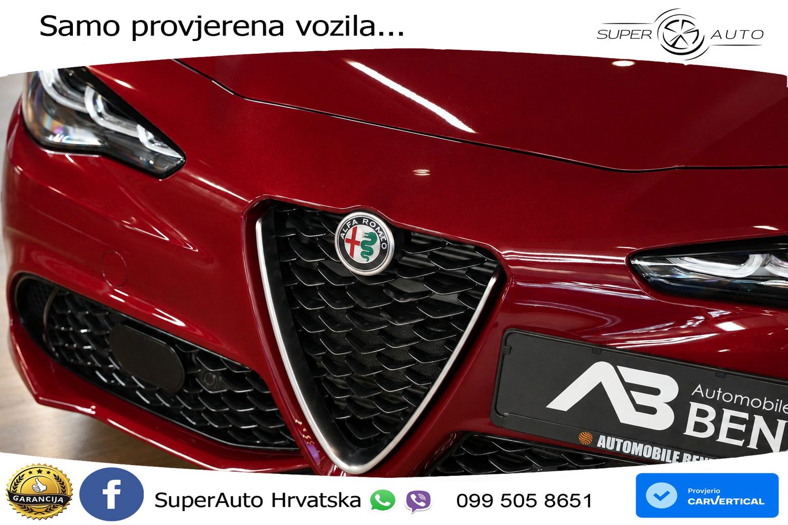 Alfa Romeo Giulia 2.0 Turbo (280 KS) Q4 Automatic MATRIX+GR SJED+KAM