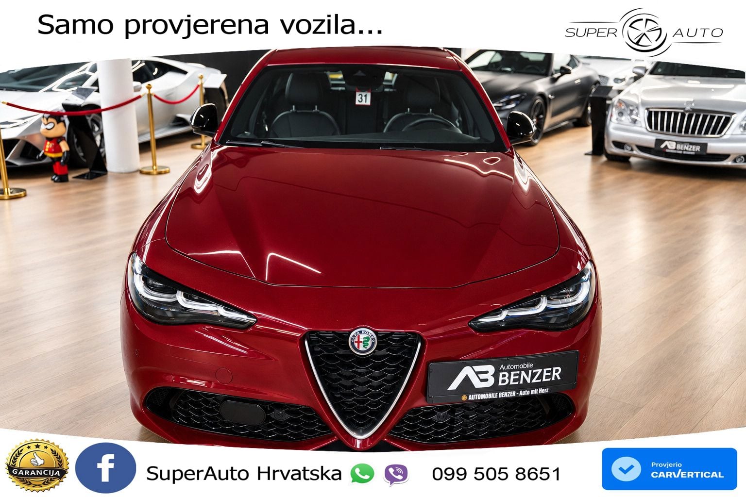 Alfa Romeo Giulia 2.0 Turbo (280 KS) Q4 Automatic MATRIX+GR SJED+KAM