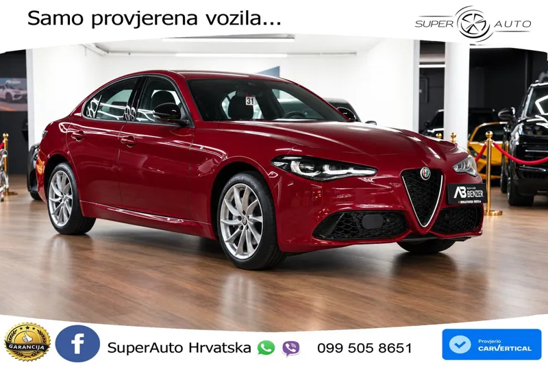 Alfa Romeo Giulia 2.0 Turbo (280 KS) Q4 Automatic MATRIX+GR SJED+KAM