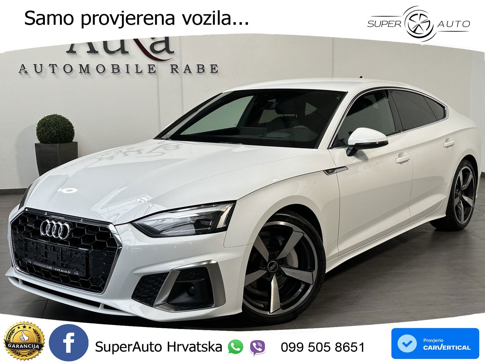 Audi A5 Sportback 40 TDI (204 KS) quattro S tronic S line LED+GR SJED+ACC
