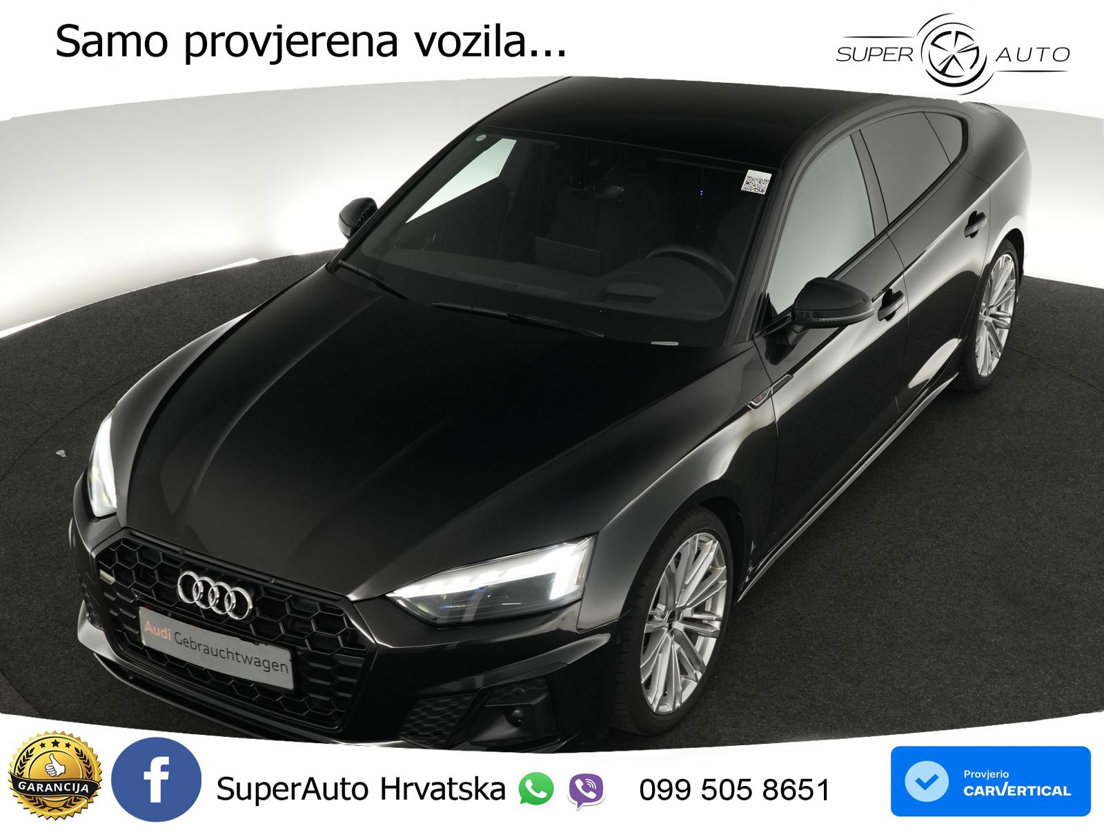 Audi A5 Sportback 40 TDI (204 KS) S tronic S line MATRIX+GR SJED+KAM