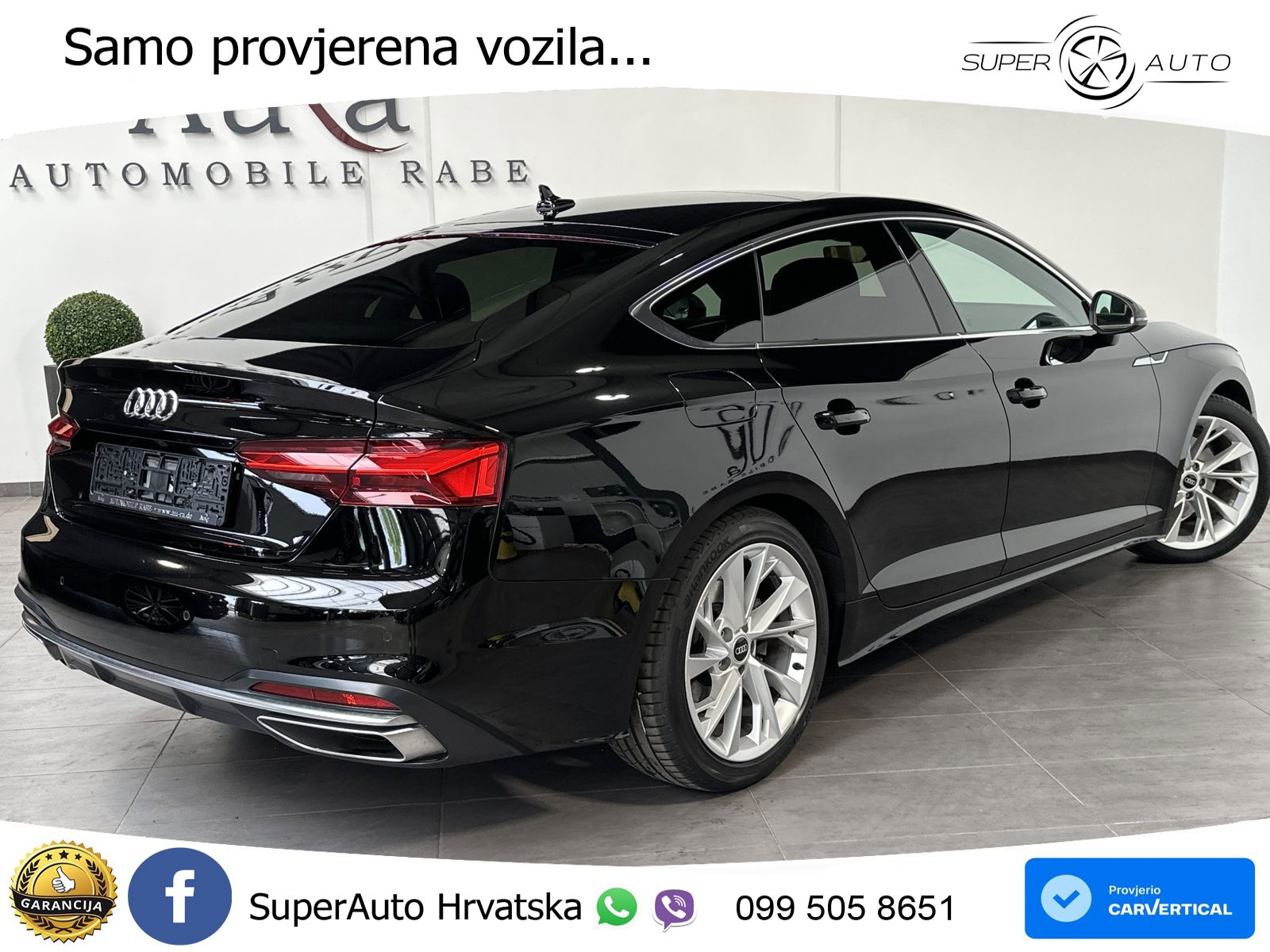 Audi A5 Sportback  40 TFSI (204 KS) S tronic S line LED+GR SJED+ACC