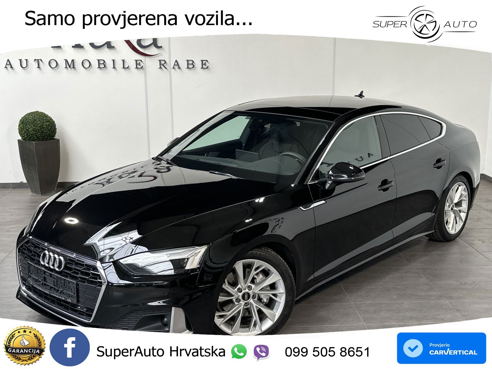 Audi A5 Sportback  40 TFSI (204 KS) S tronic S line LED+GR SJED+ACC
