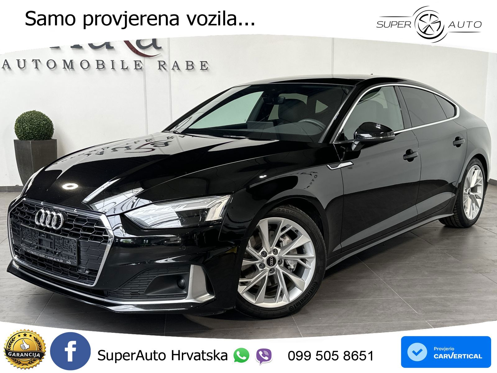 Audi A5 Sportback  40 TFSI (204 KS) S tronic S line LED+GR SJED+ACC