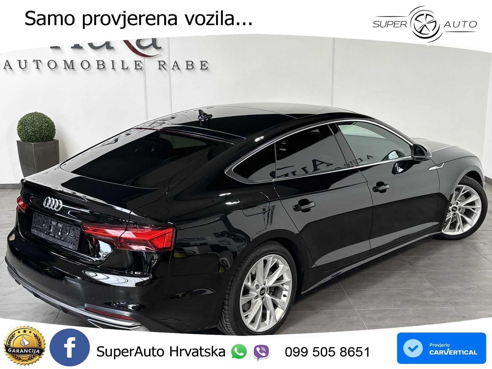 Audi A5 Sportback  40 TFSI (204 KS) S tronic S line LED+GR SJED+ACC