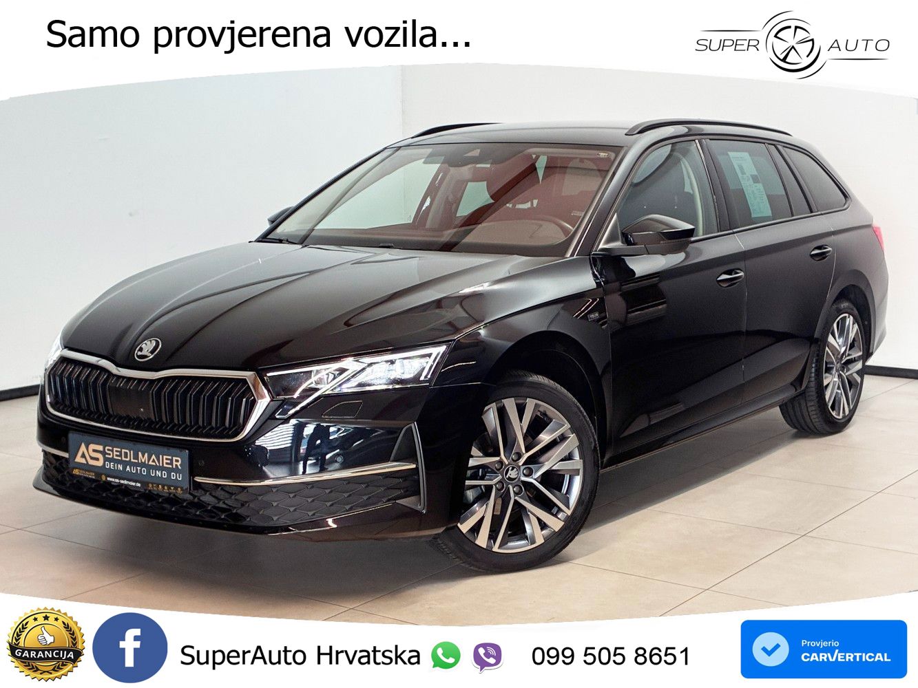 Škoda Octavia Combi 2.0 TDI (150 KS) DSG MATRIX+GR SJED+KAM