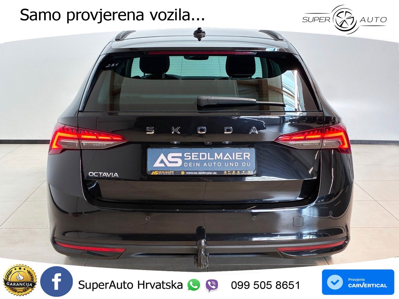 Škoda Octavia Combi 2.0 TDI (150 KS) DSG MATRIX+GR SJED+KAM