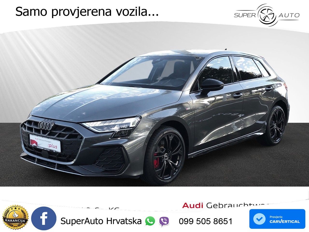 Audi A3 45 TFSIe (272 KS) S tronic S line LED+GR SJED+ACC