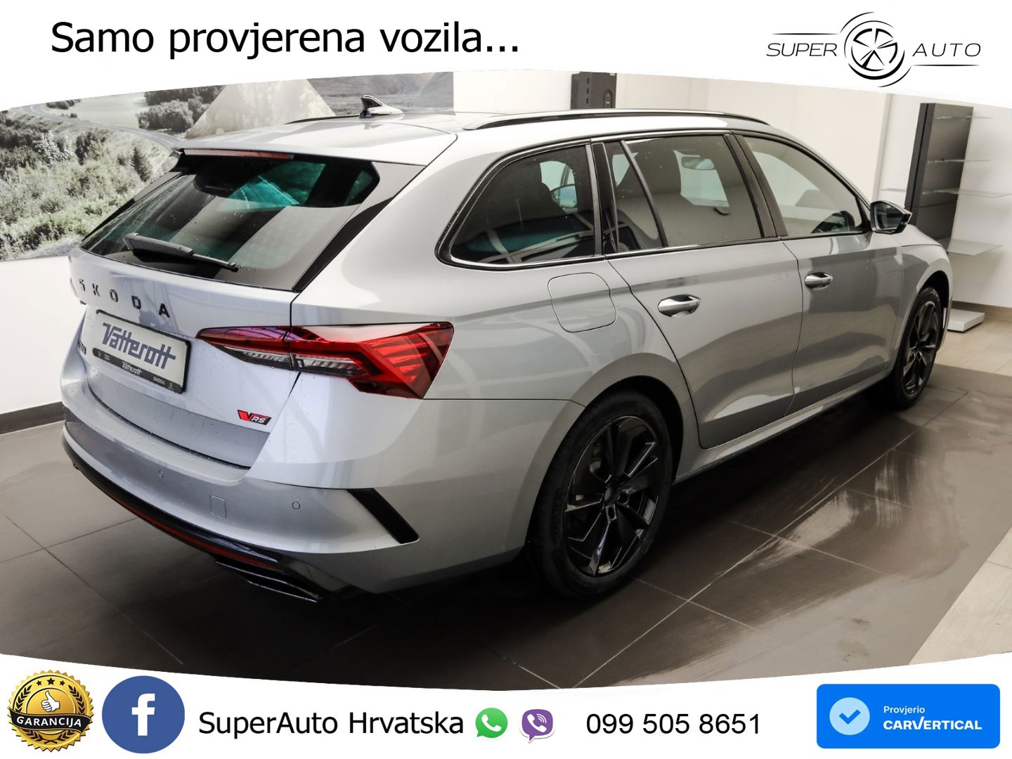 Škoda Octavia Combi RS 2.0 TSI (265 KS) DSG MATRIX+GR SJED+KAM