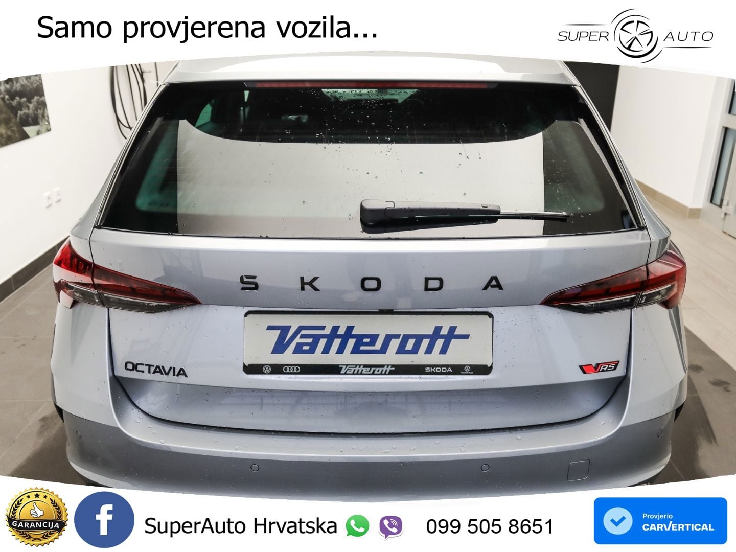 Škoda Octavia Combi RS 2.0 TSI (265 KS) DSG MATRIX+GR SJED+KAM