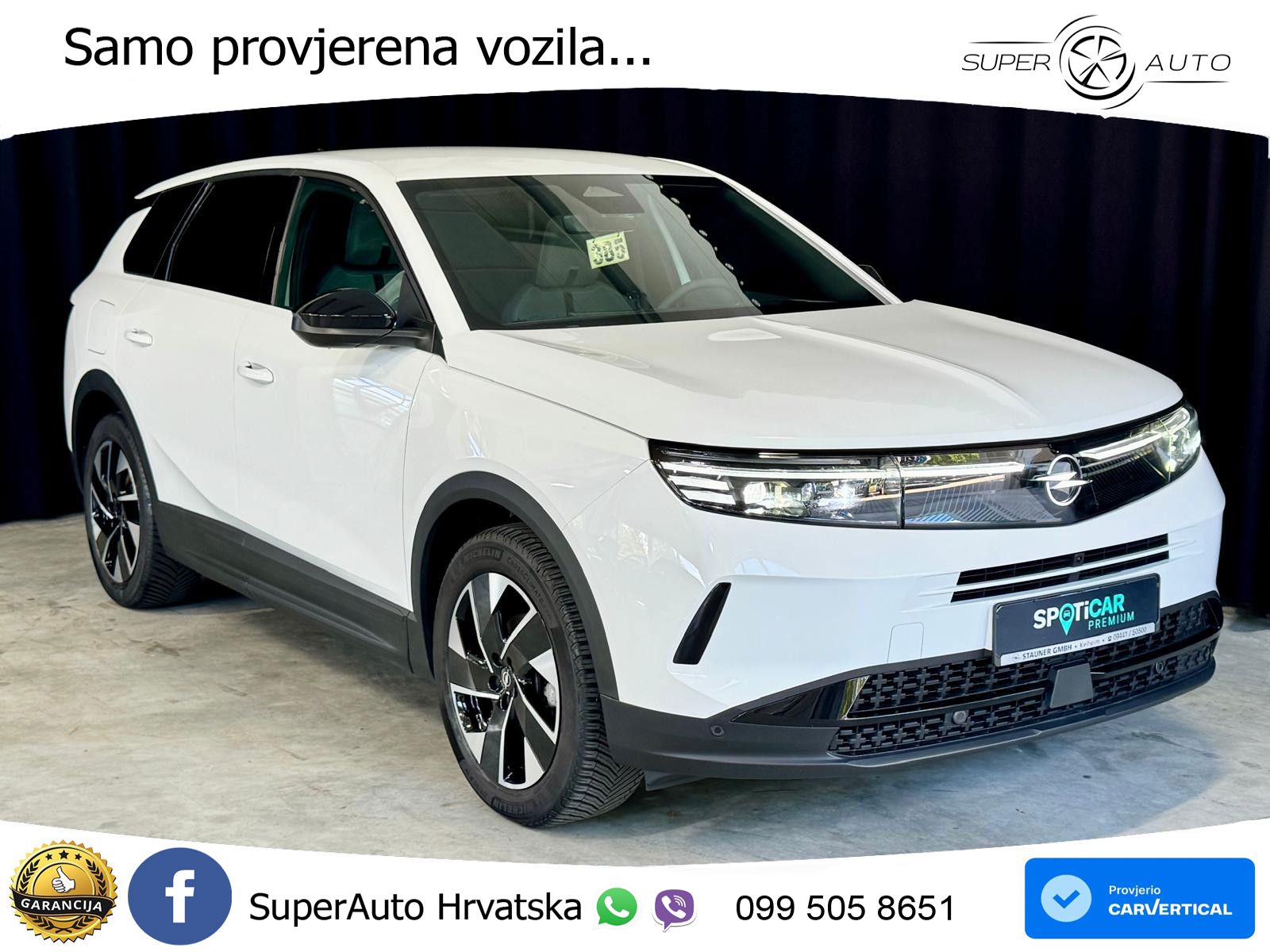 Opel Grandland 1.2 Turbo (145 KS) Hybrid eDCT GS LED+GR SJED+ACC