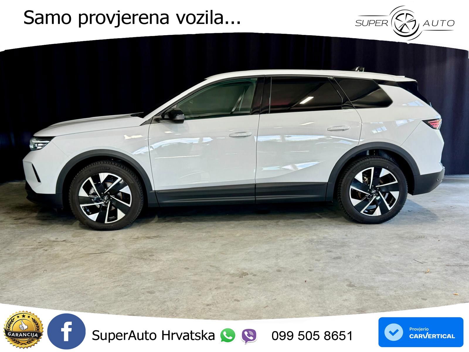 Opel Grandland 1.2 Turbo (145 KS) Hybrid eDCT GS LED+GR SJED+ACC