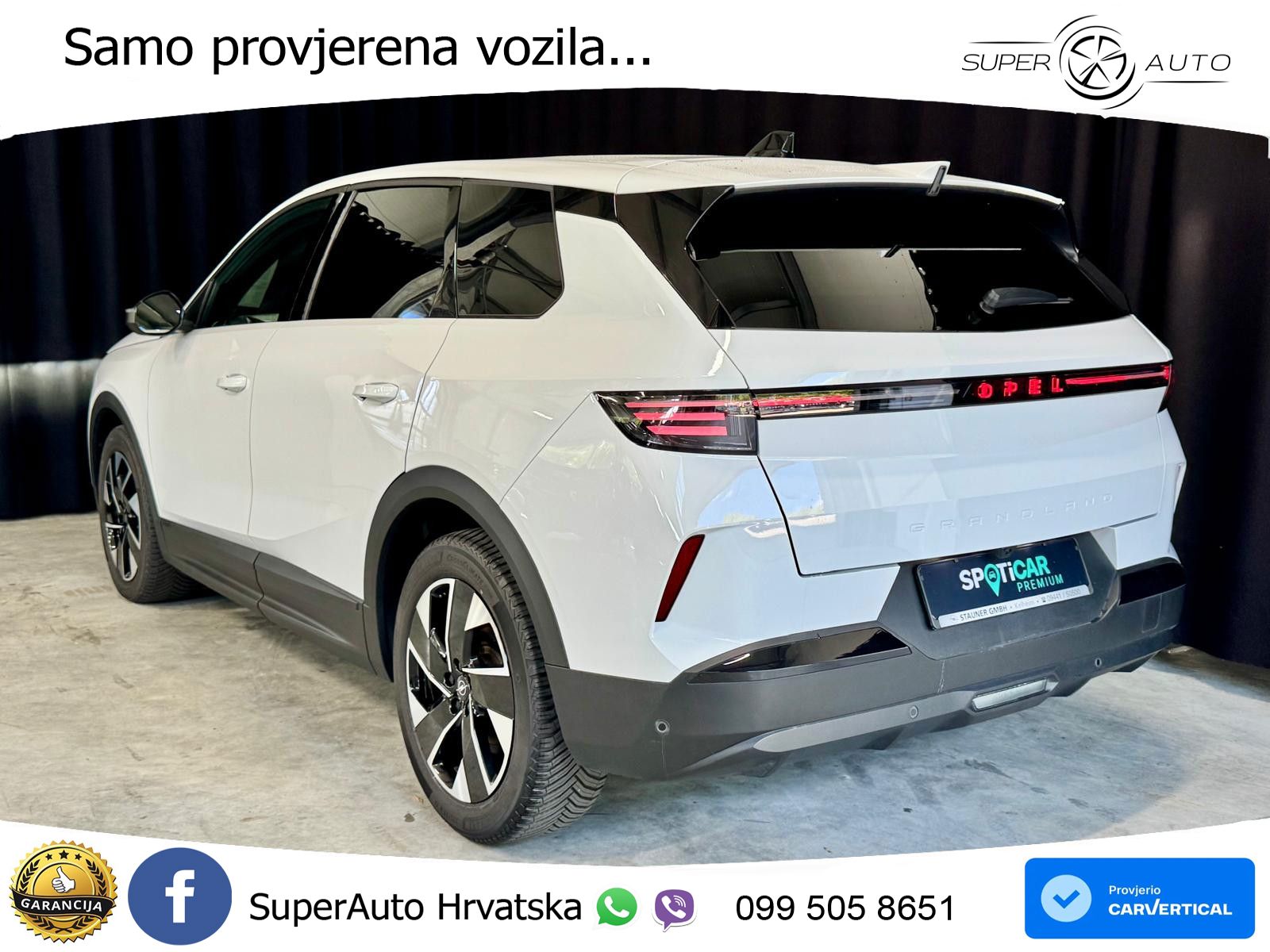 Opel Grandland 1.2 Turbo (145 KS) Hybrid eDCT GS LED+GR SJED+ACC
