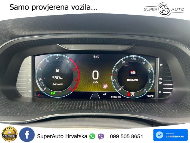 Škoda Octavia Combi 2.0 TDI (150 KS) DSG LED+GR SJED+ACC