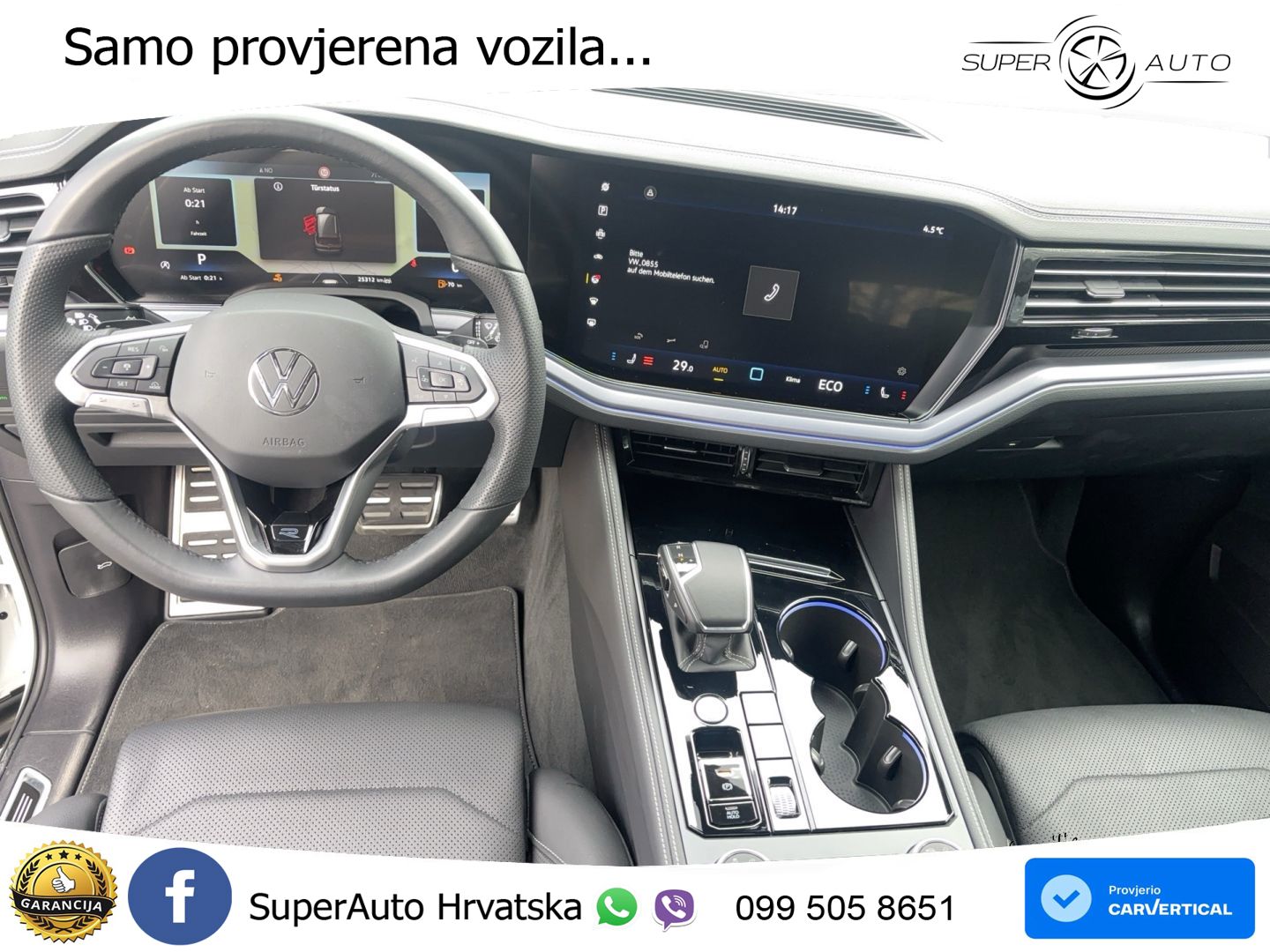 Volkswagen Touareg 3.0 V6 TDI (231 KS) 4MOTION Tiptronic ZRAČNI+ACC+4xGR SJED+KAM