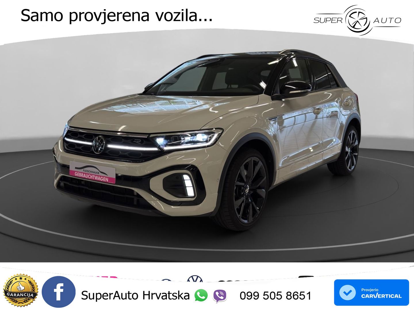 Volkswagen T-Roc 1.5 TSI (150 KS) DSG R-Line MATRIX+GR SJED+KAM