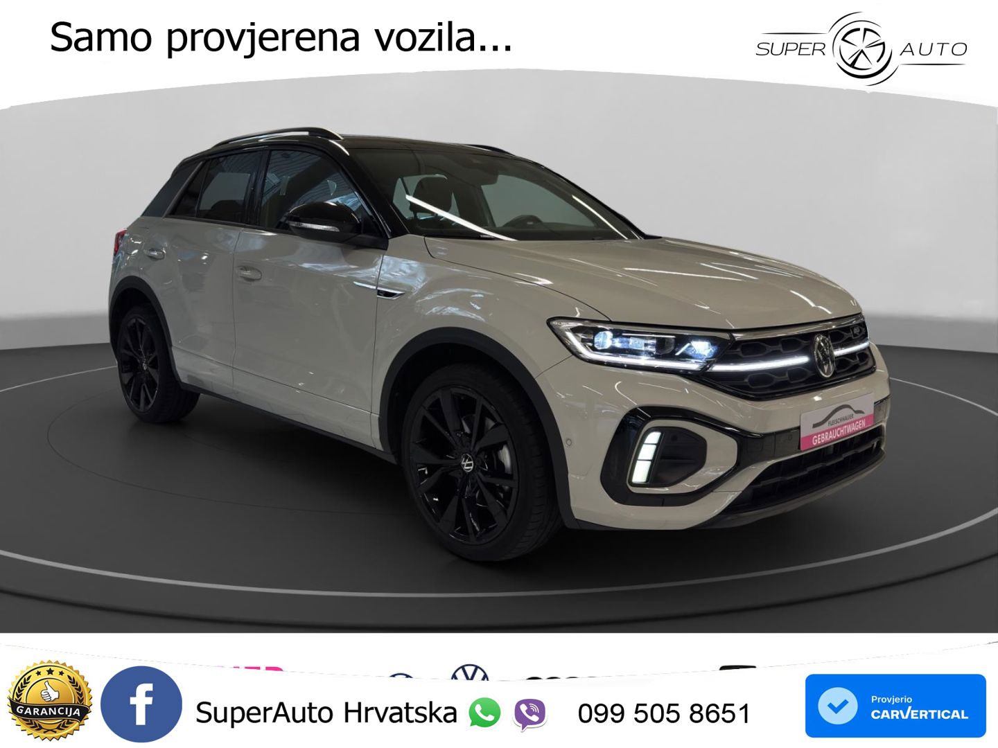 Volkswagen T-Roc 1.5 TSI (150 KS) DSG R-Line MATRIX+GR SJED+KAM
