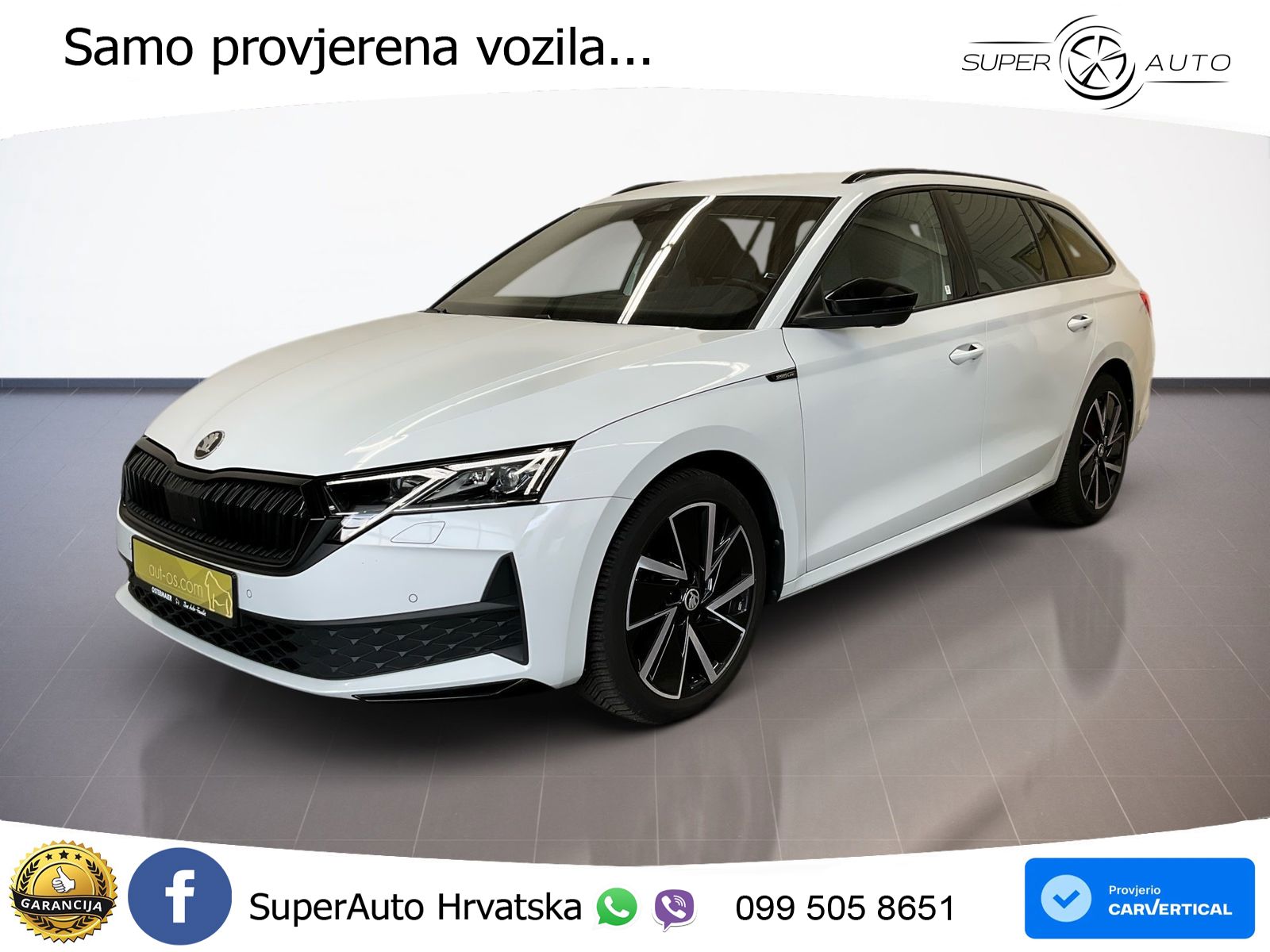 Škoda Octavia Combi 2.0 TDI (150 KS) DSG SportLine LED+GR SJED+ACC