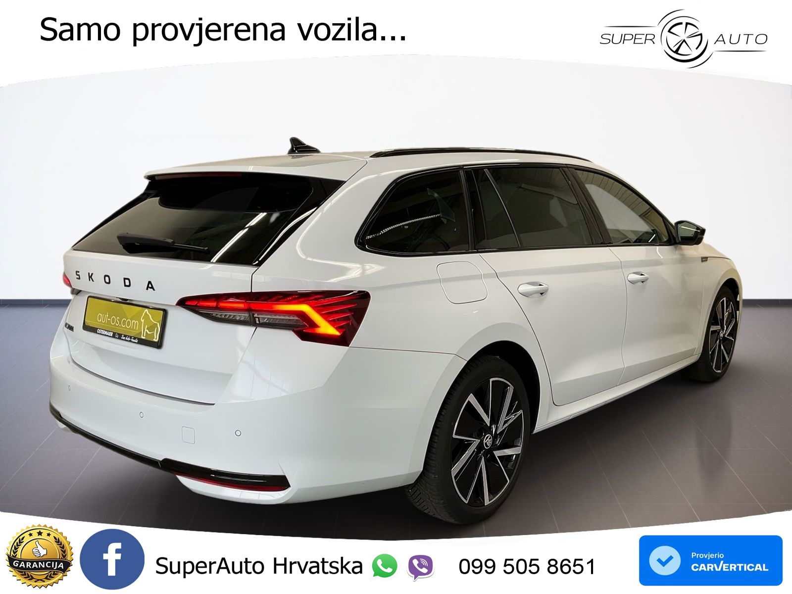 Škoda Octavia Combi 2.0 TDI (150 KS) DSG SportLine LED+GR SJED+ACC