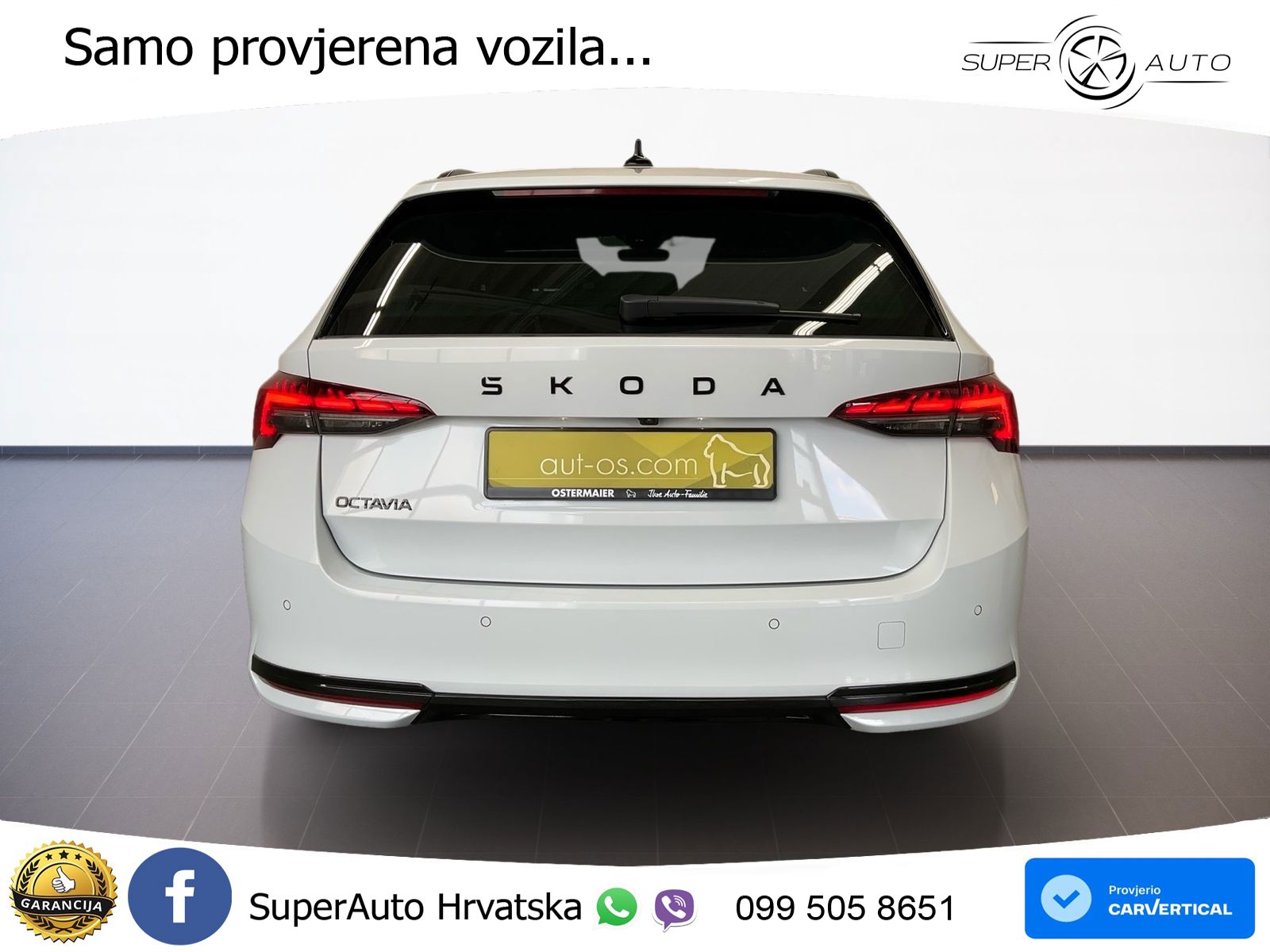 Škoda Octavia Combi 2.0 TDI (150 KS) DSG SportLine LED+GR SJED+ACC