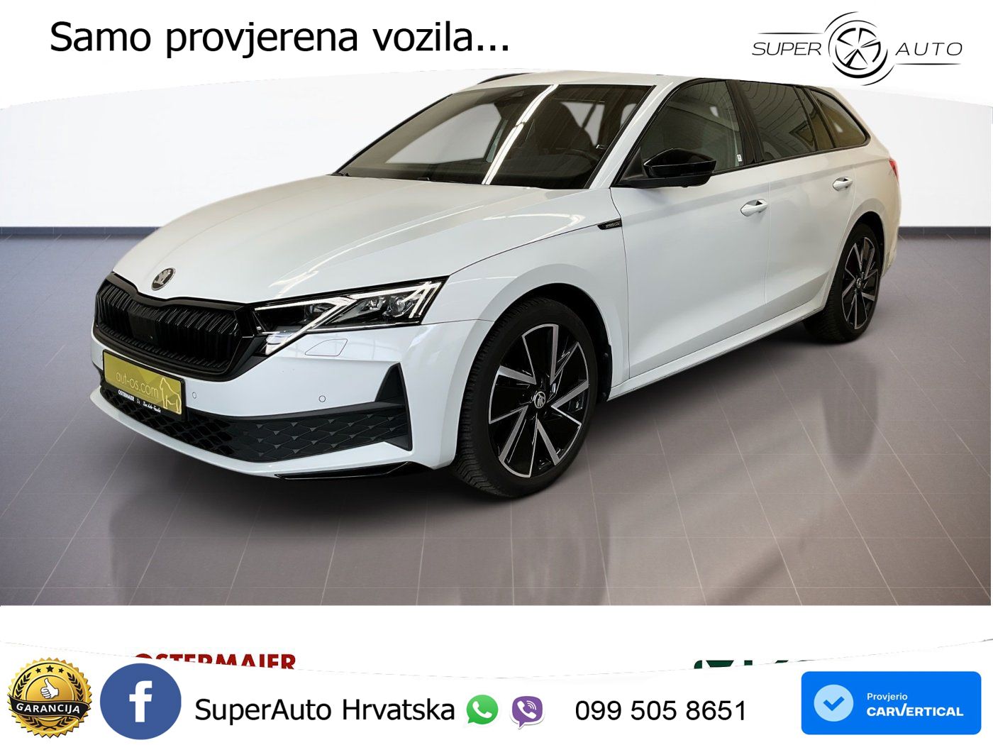 Škoda Octavia Combi 2.0 TDI (150 KS) DSG SportLine LED+GR SJED+ACC
