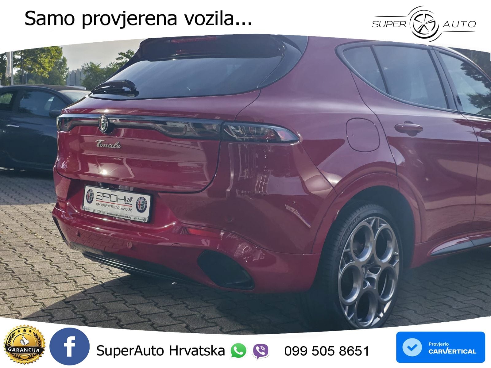 Alfa Romeo Tonale 1.5 VGT (160 KS) 48V-Hybrid TCT LED+GR SJED+ACC