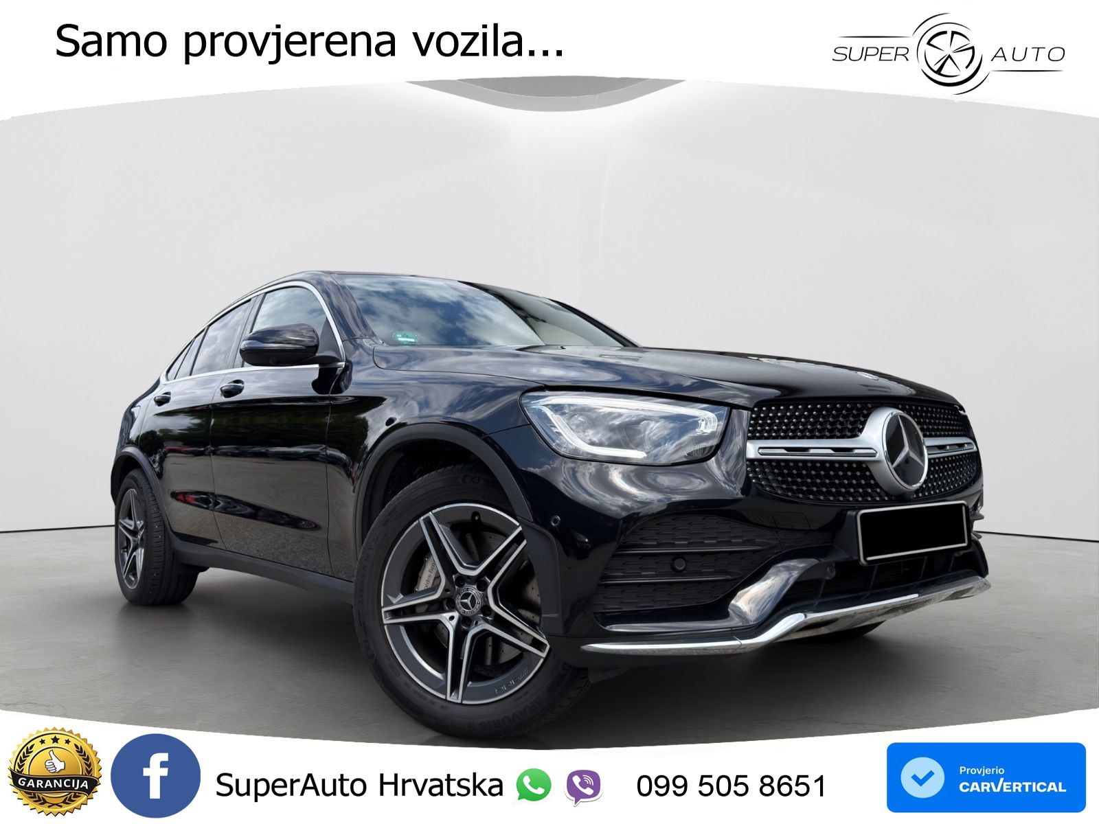 Mercedes GLC Coupe 400d (330 KS) 4MATIC 9G-TRONIC AMG ZRAČNI+ACC+4xGR SJED+360