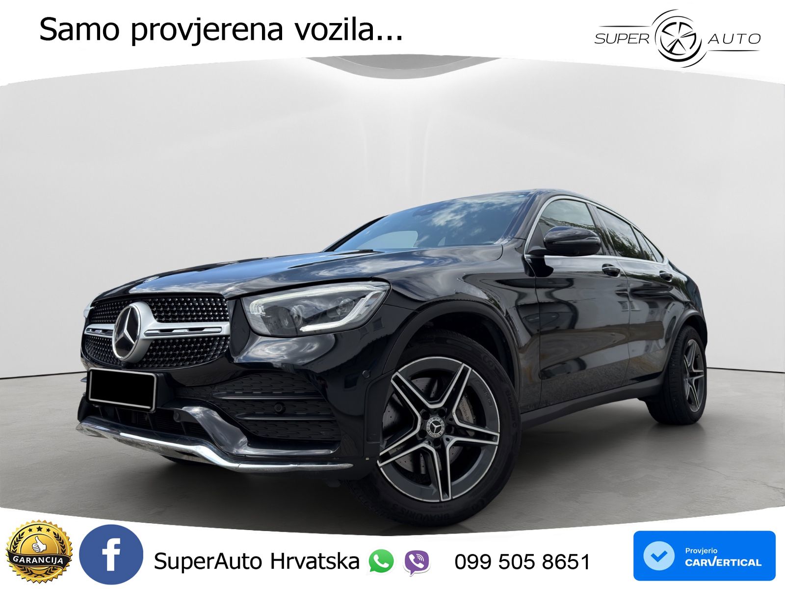 Mercedes GLC Coupe 400d (330 KS) 4MATIC 9G-TRONIC AMG ZRAČNI+ACC+4xGR SJED+360
