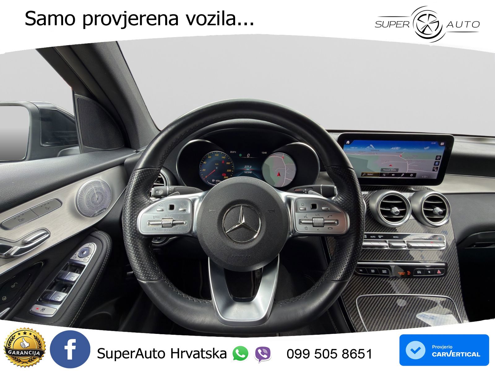 Mercedes GLC Coupe 400d (330 KS) 4MATIC 9G-TRONIC AMG ZRAČNI+ACC+4xGR SJED+360