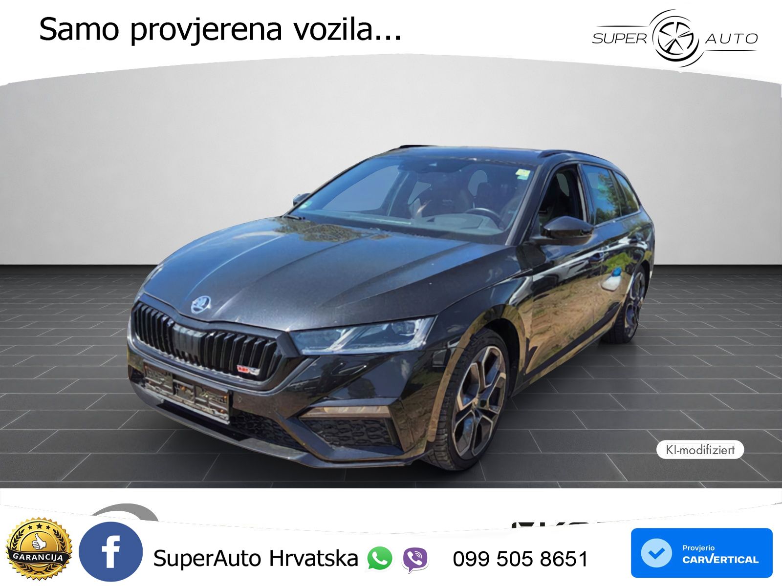Škoda Octavia Combi RS 2.0 TDI (200 KS) 4x4 DSG LED+GR SJED+ACC