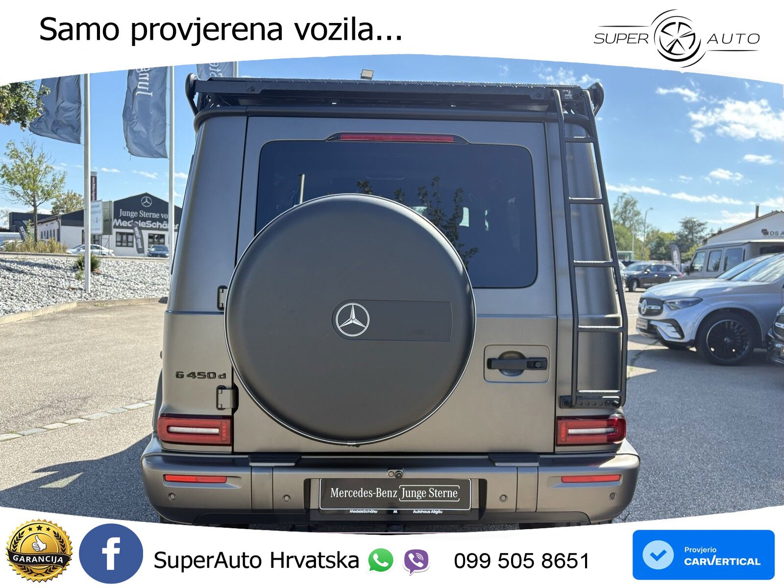 Mercedes G 450d Long (367 KS) 4MATIC 9G-TRONIC Exclusive LED+GR SJED+ACC