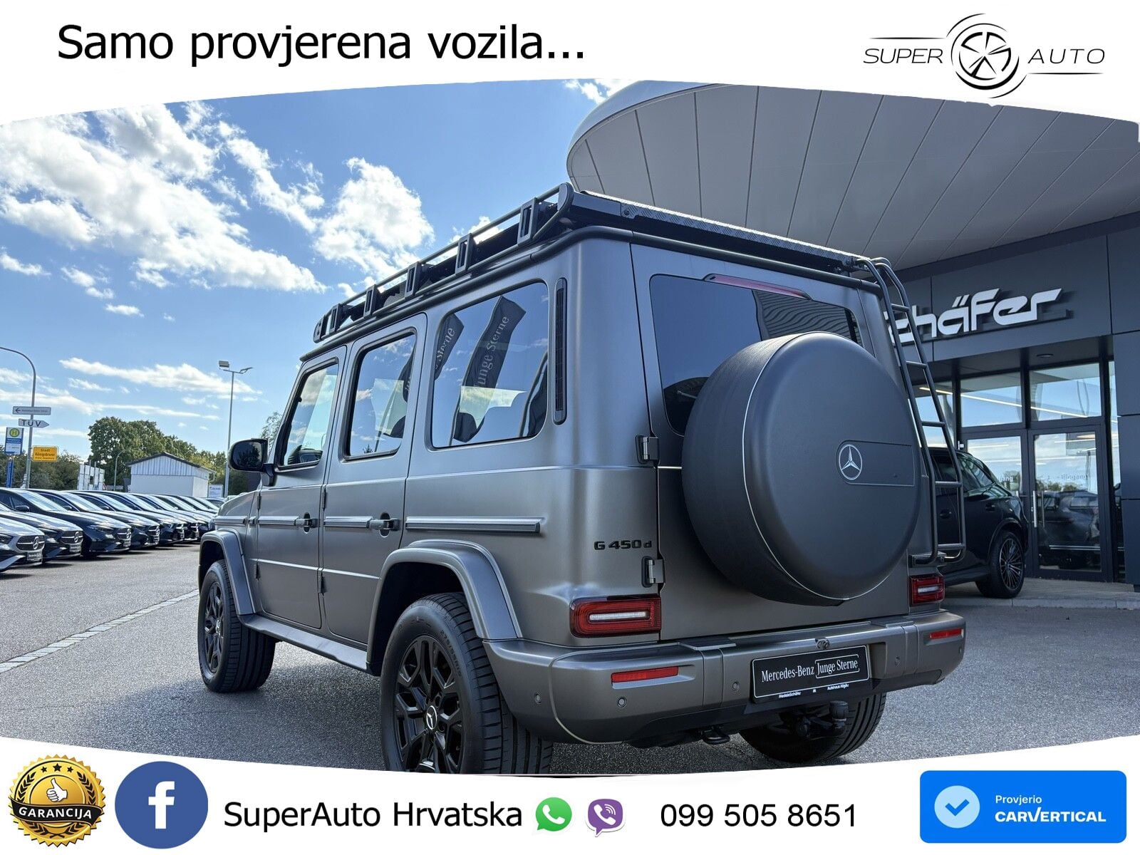 Mercedes G 450d Long (367 KS) 4MATIC 9G-TRONIC Exclusive LED+GR SJED+ACC