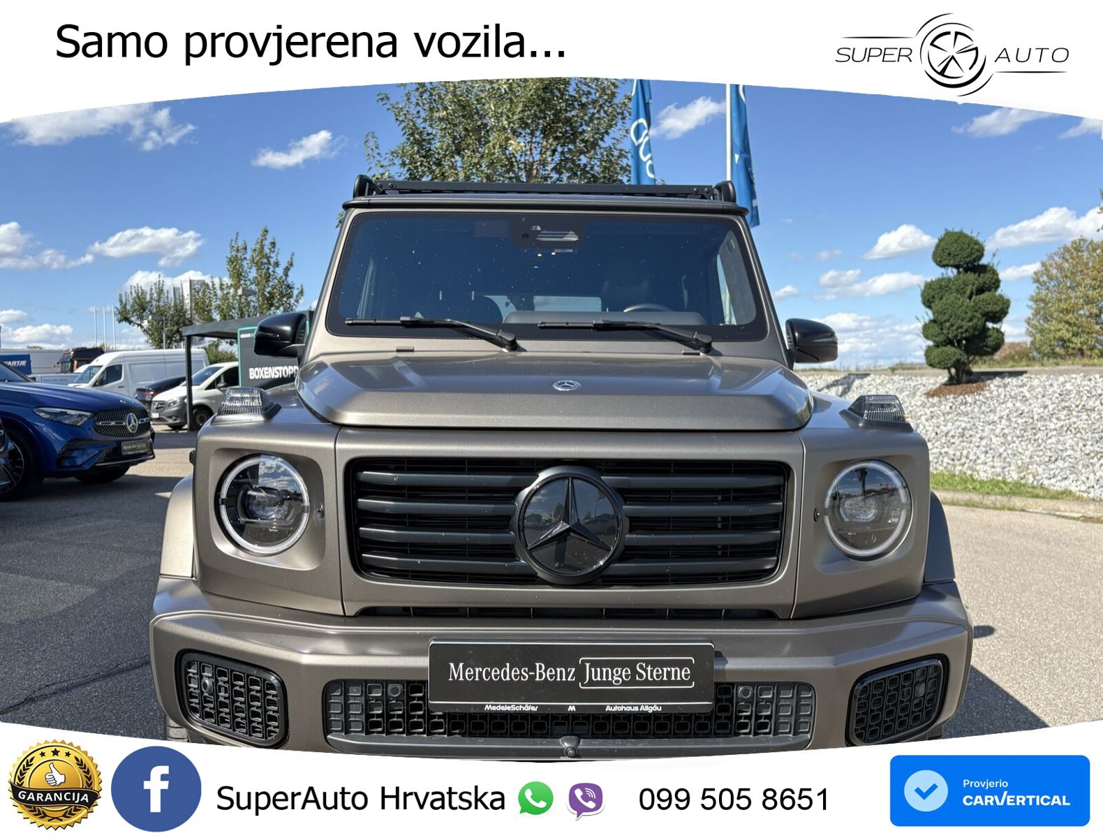 Mercedes G 450d Long (367 KS) 4MATIC 9G-TRONIC Exclusive LED+GR SJED+ACC