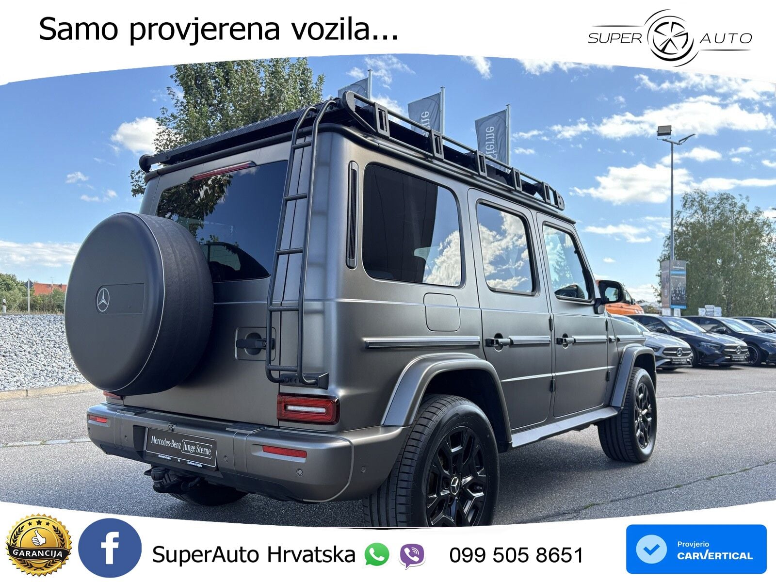 Mercedes G 450d Long (367 KS) 4MATIC 9G-TRONIC Exclusive LED+GR SJED+ACC